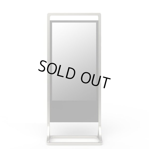 画像2: 薄型両面2.5cm│55インチ│屋内型スタンドタイプ│700cd/㎡│スタイリッシュデジタルサイネージ  (2)