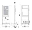 画像3: シャープ製32型ディスプレイ搭載｜屋内型デジタルサイネージ｜自立移動式タイプ｜ CM-326VTS (3)