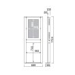 画像3: シャープ製32型ディスプレイ搭載｜屋内型デジタルサイネージ｜壁寄せタイプ｜ UK-326 (3)