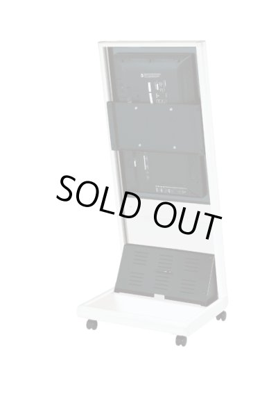 画像4: シャープ製32型ディスプレイ搭載｜屋内型デジタルサイネージ｜自立移動式タイプ｜ CM-326VTLブラック (4)