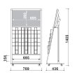 画像2: シャープ製32型ディスプレイ搭載｜屋内型デジタルサイネージ｜カタログスタンドタイプ｜ CM-326KPRブラック (2)