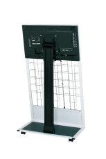 画像5: シャープ製32型ディスプレイ搭載｜屋内型デジタルサイネージ｜カタログスタンドタイプ｜ CM-326KPRホワイト (5)