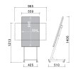 画像8: シャープ製43型ディスプレイ搭載｜屋内型デジタルサイネージ｜自立移動式タイプ｜ CM-436HLC (8)