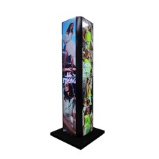 画像3: LG製│4面ピラー什器スタンド（86” ウルトラストレッチサイネージ専用）│86BH5C-B用 (3)