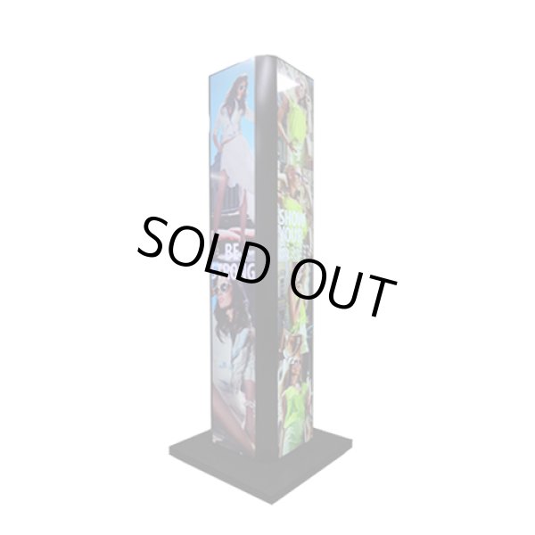 画像3: LG製│4面ピラー什器スタンド（86” ウルトラストレッチサイネージ専用）│86BH5C-B用 (3)