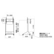 画像6: 【大型用】〜60V型対応│総耐荷重40kg│垂直スタンド│XS-4860T (6)