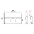 画像2: 【角度調整タイプ】（前後チルト可）〜85V型対応│総耐荷重80kg│壁掛金具│MH-853B (2)