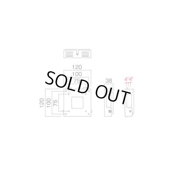 画像2: 【小型用】（角度微調節可）│VESA規格（75×75、100×100）対応│総耐荷重20kg│壁掛金具│LH-131│ (2)