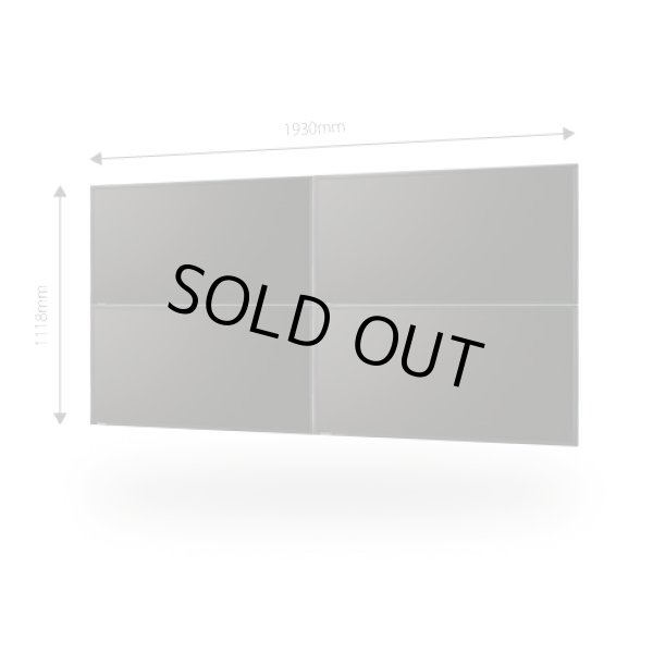 画像2: 86インチ相当マルチディスプレイセット│SHARP│PNY436×4面│ベゼルtoベゼル19mm/25mm│壁掛取付型│スタンドアロン (2)