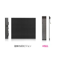 画像2: ストリップカーテン10mmピッチLED│屋外LED VISION │5,000cd/㎡│SMD│1333×250mm  (2)
