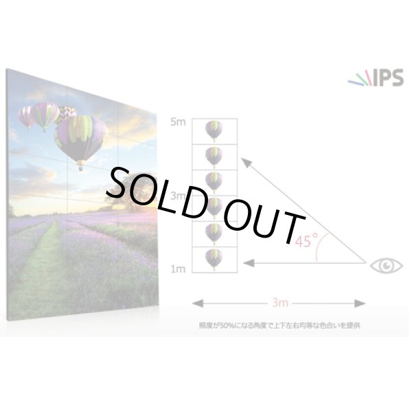 画像2: 55V型│超薄型ベゼル ビデオウォール│55VH7B-B (2)