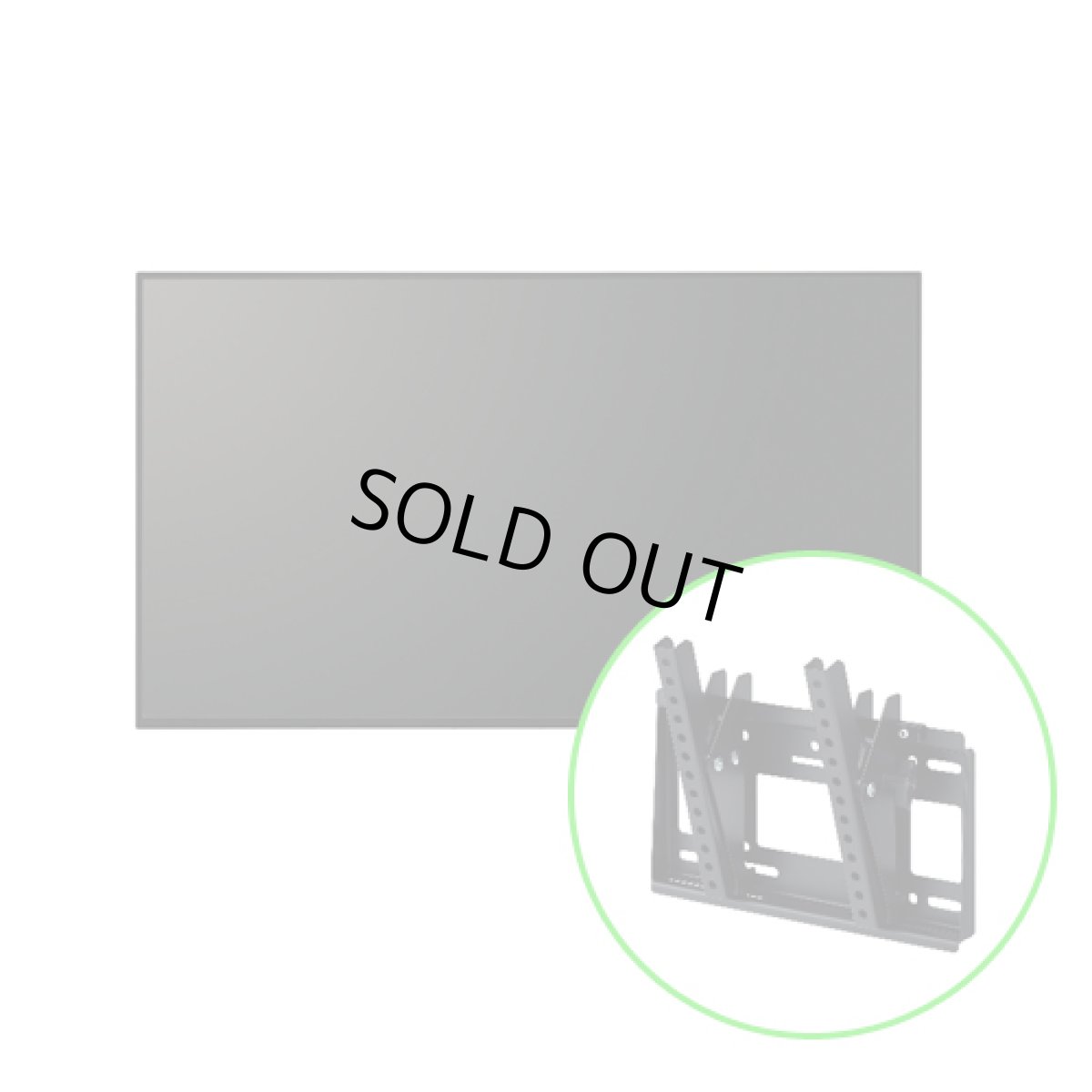 画像1: 【壁面取付用セット】32インチ+壁面金具│デジタルサイネージセット商品│PN-Y325/MH-453B (1)