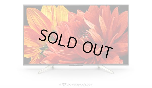 画像1: KJ-49X8500G/BZ｜4K液晶テレビ 法人向けブラビア｜SONY｜49V型｜505cd/㎡ (1)