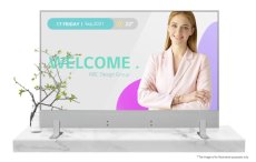 画像1: 55EW5G-A｜透過型OLEDサイネージ｜LG｜55型｜400cd/㎡ (1)