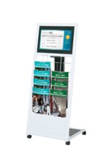 画像1: FIRST製品｜CM-185KPR2｜屋内｜18.5型｜ディスプレイ付小型タイプ｜ブラック・ホワイト (1)