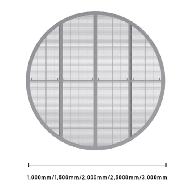 画像2: 直径2.5m丸型シースルーLEDビジョン｜P3.9mm×P7.81mmピッチ｜輝度2500cd/㎡ (2)