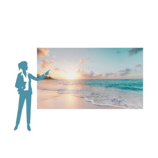 画像2: 屋内2.5mmピッチ｜LEDビジョン｜1000cd/㎡｜W2000mm×H1500mm（本体のみ） (2)