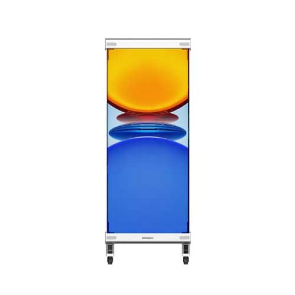 画像1: シースルーLEDビジョンスタンドタイプ｜3000cd/㎡｜透過率80%｜3.91mmピッチ (1)