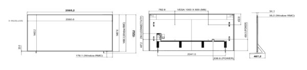 画像3: QH115FX｜SAMSUNG｜115型｜1000cd/㎡｜4K UHD 超大型サイネージ｜屋内タイプの標準ディスプレイ (3)